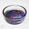 ASHTRAY 6.25" LARGE  GALAXY GLOW IN DARK